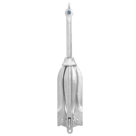 vidaXL Klappanker Silbern 12 kg Temperguss