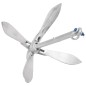 vidaXL Klappanker Silbern 12 kg Temperguss vidaXL Klappanker Silbern 12 kg Temperguss