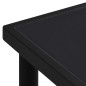 vidaXL Gartentisch 190x90x74 cm Schwarz Stahl vidaXL Gartentisch 190x90x74 cm Schwarz Stahl