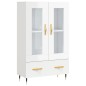 vidaXL Highboard Hochglanz-Weiß 69,5x31x115 cm Holzwerkstoff vidaXL Highboard Hochglanz-Weiß 69,5x31x115 cm Holzwerkstoff