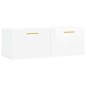 vidaXL Wandschrank Hochglanz-Weiß 100x36,5x35 cm Holzwerkstoff vidaXL Wandschrank Hochglanz-Weiß 100x36,5x35 cm Holzwerkstoff