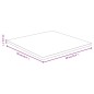 vidaXL Tischplatte 90x90x2,5 cm Bambus vidaXL Tischplatte 90x90x2,5 cm Bambus