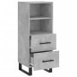 vidaXL Sideboard Betongrau 34,5x34x90 cm Holzwerkstoff vidaXL Sideboard Betongrau 34,5x34x90 cm Holzwerkstoff