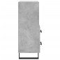 vidaXL Sideboard Betongrau 34,5x34x90 cm Holzwerkstoff vidaXL Sideboard Betongrau 34,5x34x90 cm Holzwerkstoff