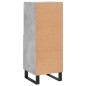 vidaXL Sideboard Betongrau 34,5x34x90 cm Holzwerkstoff vidaXL Sideboard Betongrau 34,5x34x90 cm Holzwerkstoff