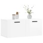vidaXL Wandschrank Hochglanz-Weiß 80x36,5x35 cm Holzwerkstoff vidaXL Wandschrank Hochglanz-Weiß 80x36,5x35 cm Holzwerkstoff