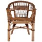 vidaXL Gartenstühle 4 Stk. Natürliches Rattan Braun vidaXL Gartenstühle 4 Stk. Natürliches Rattan Braun