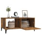 vidaXL Couchtisch Räuchereiche 90x50x40 cm Holzwerkstoff vidaXL Couchtisch Räuchereiche 90x50x40 cm Holzwerkstoff