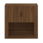 vidaXL Wandschrank Braun Eichen-Optik 80x33x80 cm Holzwerkstoff vidaXL Wandschrank Braun Eichen-Optik 80x33x80 cm Holzwerkstoff