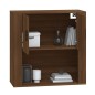 vidaXL Wandschrank Braun Eichen-Optik 80x33x80 cm Holzwerkstoff vidaXL Wandschrank Braun Eichen-Optik 80x33x80 cm Holzwerkstoff
