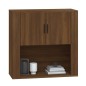 vidaXL Wandschrank Braun Eichen-Optik 80x33x80 cm Holzwerkstoff vidaXL Wandschrank Braun Eichen-Optik 80x33x80 cm Holzwerkstoff