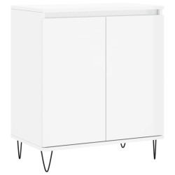 vidaXL Sideboard Hochglanz-Weiß 60x35x70 cm Holzwerkstoff