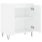 vidaXL Sideboard Hochglanz-Weiß 60x35x70 cm Holzwerkstoff vidaXL Sideboard Hochglanz-Weiß 60x35x70 cm Holzwerkstoff