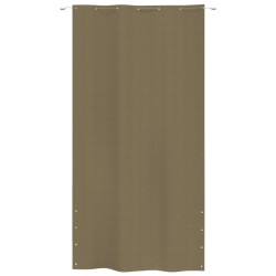 vidaXL Balkon-Sichtschutz Taupe 140x240 cm Oxford-Gewebe