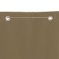 vidaXL Balkon-Sichtschutz Taupe 140x240 cm Oxford-Gewebe vidaXL Balkon-Sichtschutz Taupe 140x240 cm Oxford-Gewebe