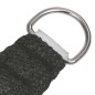 vidaXL Sonnensegel 160 g/m² Anthrazit 2,5x2,5 m HDPE vidaXL Sonnensegel 160 g/m² Anthrazit 2,5x2,5 m HDPE