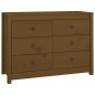 vidaXL Beistellschrank Honigbraun 100x40x72 cm Massivholz Kiefer vidaXL Beistellschrank Honigbraun 100x40x72 cm Massivholz Kiefer