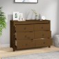 vidaXL Beistellschrank Honigbraun 100x40x72 cm Massivholz Kiefer vidaXL Beistellschrank Honigbraun 100x40x72 cm Massivholz Kiefer