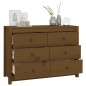 vidaXL Beistellschrank Honigbraun 100x40x72 cm Massivholz Kiefer vidaXL Beistellschrank Honigbraun 100x40x72 cm Massivholz Kiefer