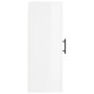 vidaXL Wandschrank Hochglanz-Weiß 34,5x34x90 cm Holzwerkstoff vidaXL Wandschrank Hochglanz-Weiß 34,5x34x90 cm Holzwerkstoff