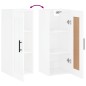 vidaXL Wandschrank Hochglanz-Weiß 34,5x34x90 cm Holzwerkstoff vidaXL Wandschrank Hochglanz-Weiß 34,5x34x90 cm Holzwerkstoff