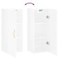 vidaXL Wandschrank Hochglanz-Weiß 34,5x34x90 cm vidaXL Wandschrank Hochglanz-Weiß 34,5x34x90 cm