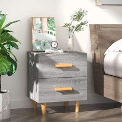 vidaXL Nachttisch Grau Sonoma 40x35x47,5 cm