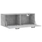 vidaXL Wandschrank Betongrau 100x36,5x35 cm Holzwerkstoff vidaXL Wandschrank Betongrau 100x36,5x35 cm Holzwerkstoff