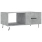 vidaXL Couchtisch Betongrau 90x50x40 cm Holzwerkstoff vidaXL Couchtisch Betongrau 90x50x40 cm Holzwerkstoff