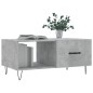 vidaXL Couchtisch Betongrau 90x50x40 cm Holzwerkstoff vidaXL Couchtisch Betongrau 90x50x40 cm Holzwerkstoff