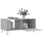 vidaXL Couchtisch Betongrau 90x50x40 cm Holzwerkstoff vidaXL Couchtisch Betongrau 90x50x40 cm Holzwerkstoff