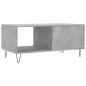 vidaXL Couchtisch Betongrau 90x50x40 cm Holzwerkstoff vidaXL Couchtisch Betongrau 90x50x40 cm Holzwerkstoff