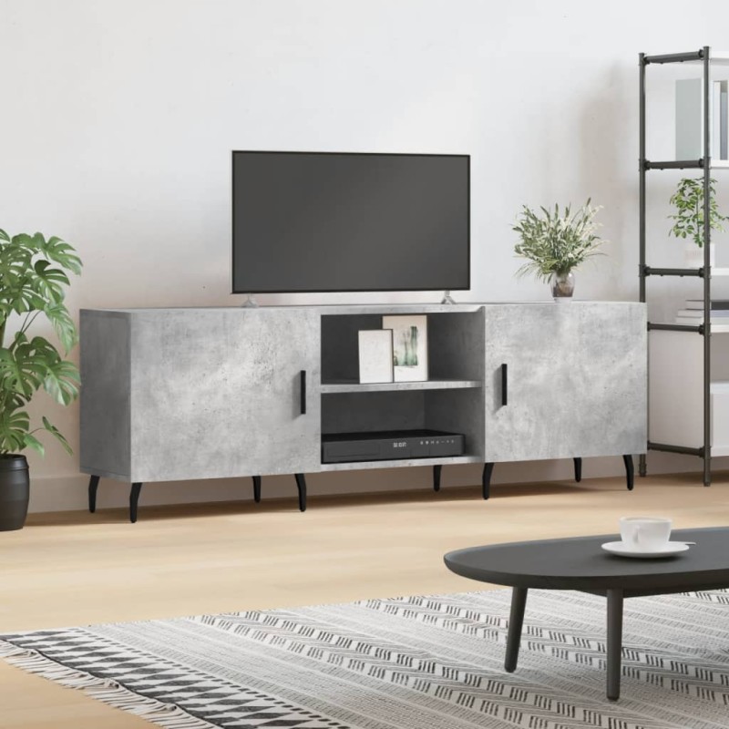 vidaXL TV-Schrank Betongrau 150x30x50 cm Holzwerkstoff vidaXL TV-Schrank Betongrau 150x30x50 cm Holzwerkstoff