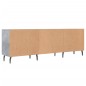 vidaXL TV-Schrank Betongrau 150x30x50 cm Holzwerkstoff vidaXL TV-Schrank Betongrau 150x30x50 cm Holzwerkstoff