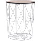 vidaXL Couchtisch Weiß Ø 47 cm vidaXL Couchtisch Weiß Ø 47 cm