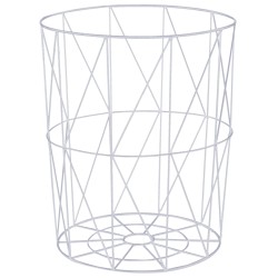 vidaXL Couchtisch Weiß Ø 47 cm
