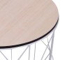 vidaXL Couchtisch Weiß Ø 47 cm vidaXL Couchtisch Weiß Ø 47 cm