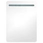 vidaXL LED-Bad-Spiegelschrank Weiß und Eichen-Optik 60x11x80 cm vidaXL LED-Bad-Spiegelschrank Weiß und Eichen-Optik 60x11x80 cm