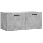 vidaXL Wandschrank Betongrau 80x36,5x35 cm Holzwerkstoff vidaXL Wandschrank Betongrau 80x36,5x35 cm Holzwerkstoff