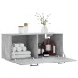 vidaXL Wandschrank Betongrau 80x36,5x35 cm Holzwerkstoff vidaXL Wandschrank Betongrau 80x36,5x35 cm Holzwerkstoff