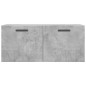 vidaXL Wandschrank Betongrau 80x36,5x35 cm Holzwerkstoff vidaXL Wandschrank Betongrau 80x36,5x35 cm Holzwerkstoff