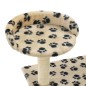 vidaXL Katzen-Kratzbaum Sisal 95 cm Beige Pfoten-Aufdruck vidaXL Katzen-Kratzbaum Sisal 95 cm Beige Pfoten-Aufdruck