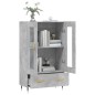 vidaXL Highboard Betongrau 69,5x31x115 cm Holzwerkstoff vidaXL Highboard Betongrau 69,5x31x115 cm Holzwerkstoff