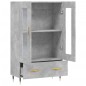 vidaXL Highboard Betongrau 69,5x31x115 cm Holzwerkstoff vidaXL Highboard Betongrau 69,5x31x115 cm Holzwerkstoff