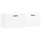 vidaXL Wandschrank Hochglanz-Weiß 100x36,5x35 cm Holzwerkstoff vidaXL Wandschrank Hochglanz-Weiß 100x36,5x35 cm Holzwerkstoff