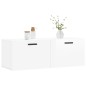 vidaXL Wandschrank Hochglanz-Weiß 100x36,5x35 cm Holzwerkstoff vidaXL Wandschrank Hochglanz-Weiß 100x36,5x35 cm Holzwerkstoff