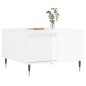 vidaXL Couchtisch Hochglanz-Weiß 55x55x36,5 cm Holzwerkstoff vidaXL Couchtisch Hochglanz-Weiß 55x55x36,5 cm Holzwerkstoff