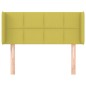 vidaXL Kopfteil mit Ohren Grün 93x16x78/88 cm Stoff vidaXL Kopfteil mit Ohren Grün 93x16x78/88 cm Stoff