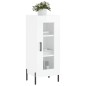 vidaXL Sideboard Hochglanz-Weiß 34,5x34x90 cm Holzwerkstoff vidaXL Sideboard Hochglanz-Weiß 34,5x34x90 cm Holzwerkstoff