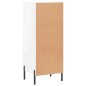 vidaXL Sideboard Hochglanz-Weiß 34,5x34x90 cm Holzwerkstoff vidaXL Sideboard Hochglanz-Weiß 34,5x34x90 cm Holzwerkstoff